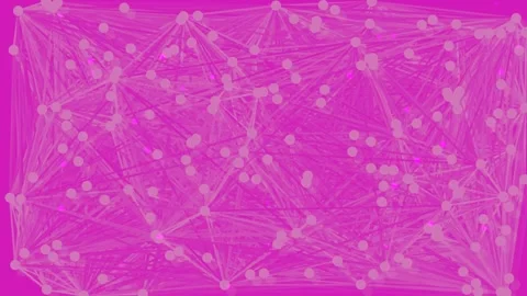 Futuristic abstract blue digital data network connecting nodes technology b.. Stock Footage 339773482