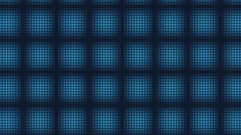 Futuristic abstract blue tech grid data matrix background loop for science .. Stock Footage 342524059
