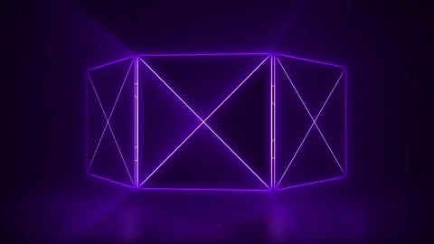 Futuristic abstract colorful vector background with Glowing electric bright.. 스톡 동영상 281399756