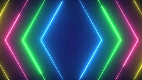 Futuristic abstract colorful vector background with Glowing electric bright.. 스톡 동영상 281399784