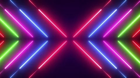 Futuristic abstract colorful vector background with Glowing electric bright.. Stock Footage 281399830