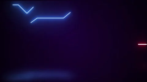Futuristic abstract colorful vector background with Glowing electric bright.. Video stock 281399948