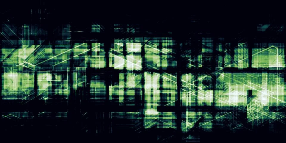 Futuristic Abstract Concept Stockillustratie