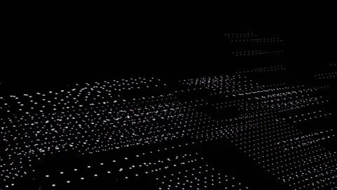 Futuristic Abstract Data Background Animation. Cyberpunk Motion Graphics Stock Footage 158242452