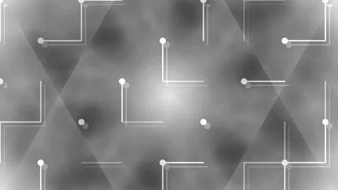 Futuristic abstract data flow animation: interconnected technology grid and.. Stock Footage 336268187
