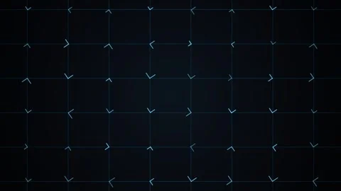Futuristic Abstract Data Flow Background with Blue Geometric Shapes and Lines Stock Footage 346660984