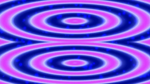 Futuristic abstract data flow: Neon cyan circular energy wave background fo.. Stock Footage 339778862