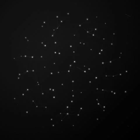 Futuristic Abstract Data Network Connection Background with Glowing Cyber Nod Stock Footage 345690500