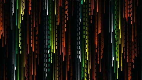Futuristic abstract data stream background with glowing vertical lines and .. Stock Footage 342205851