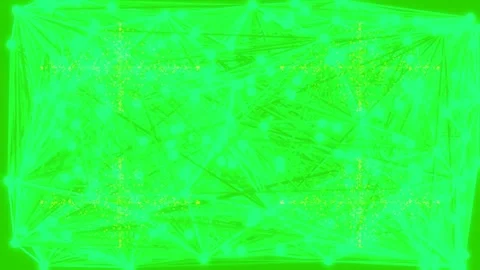 Futuristic abstract data visualization with glowing interconnected nodes an.. Stock Footage 336536287