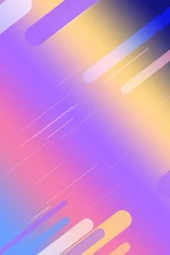 Futuristic abstract design features flowing neon-like streaks and thin dash.. Ilustração Stock