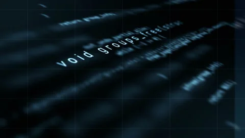 Futuristic abstract digital cyberspace with program code levitation. Stock Footage 219216886