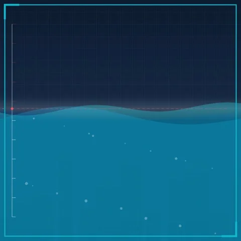 Futuristic abstract digital wave pattern on navy blue technology background.. Stock Footage 344777027
