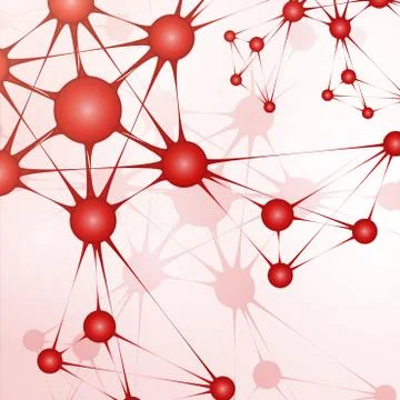 Futuristic abstract dna Illustrazione stock