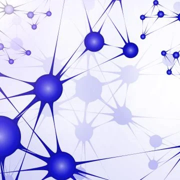 Futuristic abstract dna Illustrazione stock