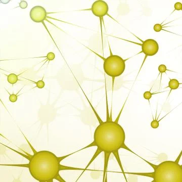 Futuristic abstract dna Stock Illustration