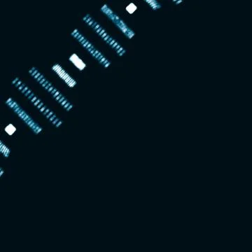 Futuristic abstract  dna Stock Illustration