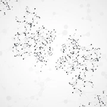 Futuristic abstract dna イラスト素材