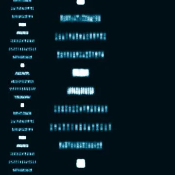 Futuristic abstract  dna Stock Illustration