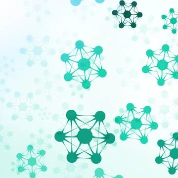 Futuristic abstract dna Illustrazione stock