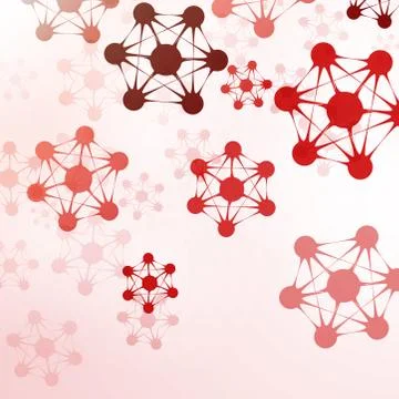 Futuristic abstract dna Illustrazione stock