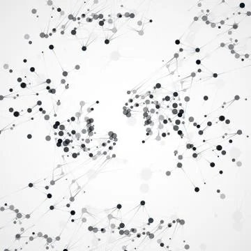 Futuristic abstract dna イラスト素材