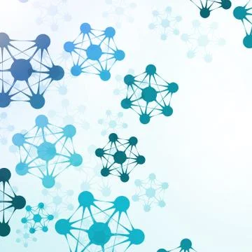 Futuristic abstract dna 写真素材