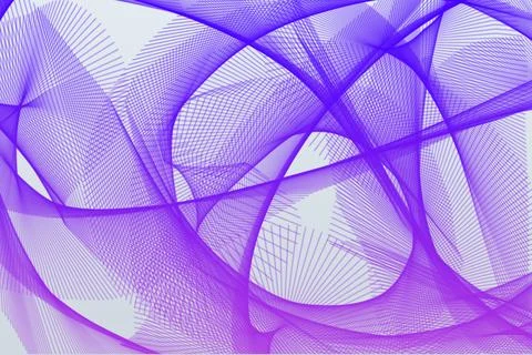 Futuristic abstract energy wave pattern with luminous gradient flowing lines Illustrazione stock