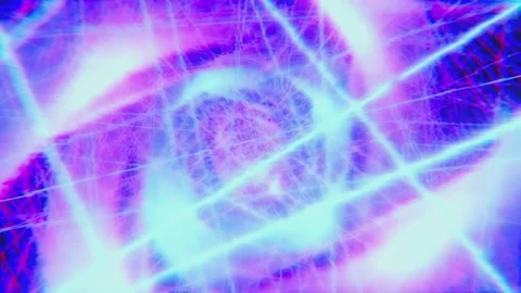 Futuristic Abstract Geometry Loop – Seamless 4K VJ Visual Stock Footage 319872581