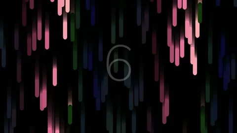 Futuristic abstract glow lines on dark background | Tech Data Flow Visual Stock Footage 342205869