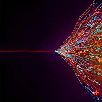 Futuristic abstract glowing background. EPS 8 Stock Illustration