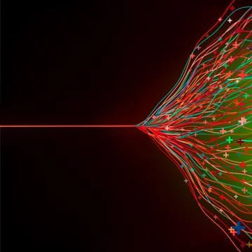 Futuristic abstract glowing background. EPS 8 Stock Illustration