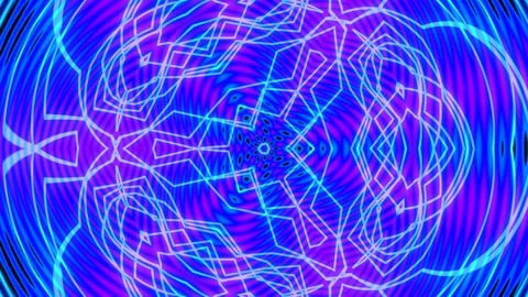 Futuristic abstract glowing blue geometric circuit board data visualization.. Stock Footage 337567910