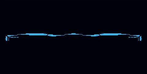 Futuristic abstract header line, vector illustration for web design isolated on Stock Illustration