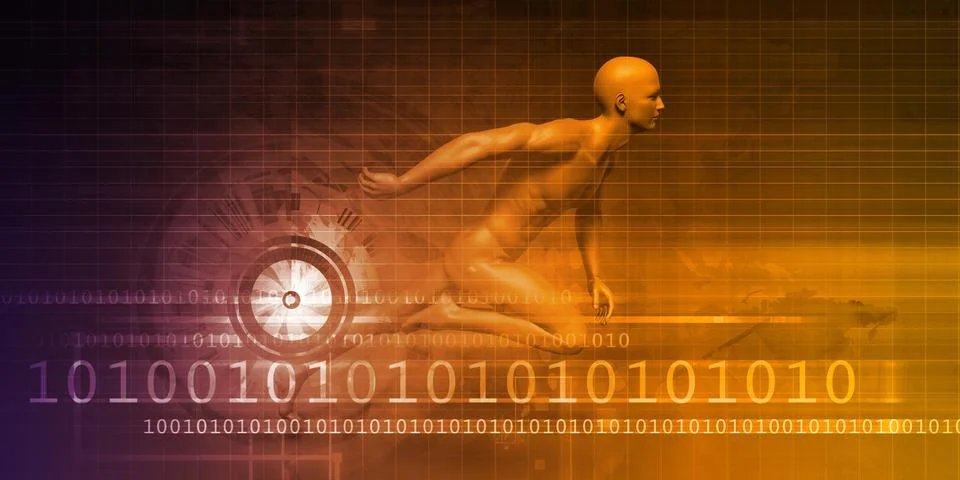 Futuristic Abstract Stock Illustration
