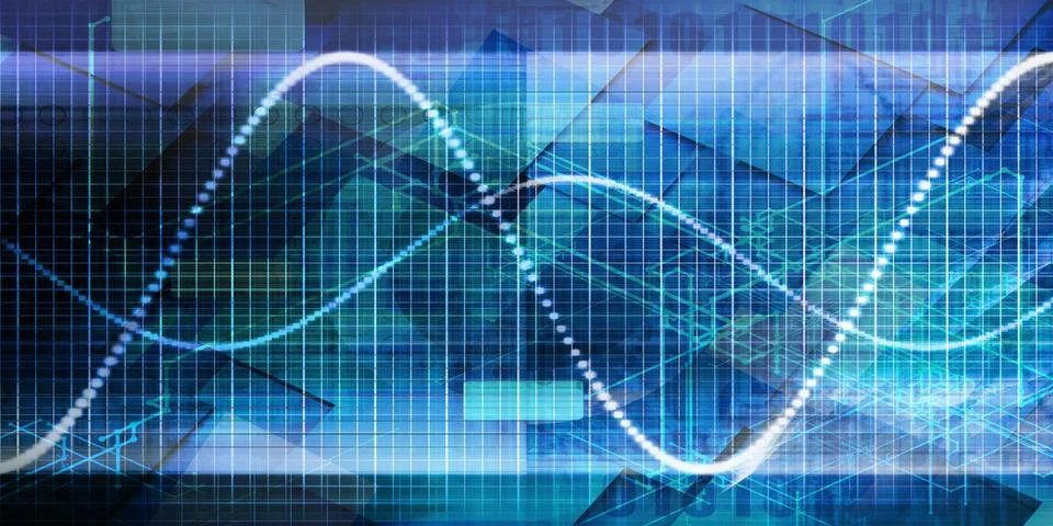 Futuristic Abstract Illustrazione stock