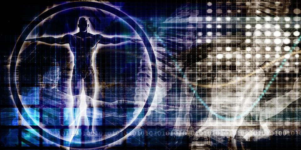 Futuristic Abstract Stock Illustration
