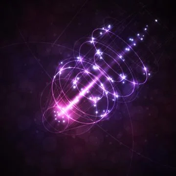 Futuristic abstract illustration Stock Illustration