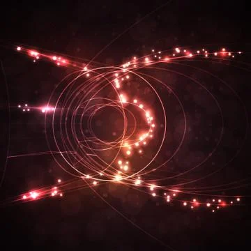 Futuristic abstract illustration Stock Illustration