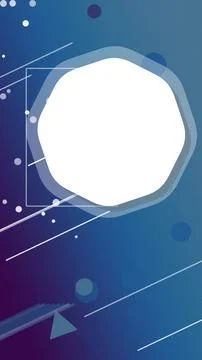 Futuristic abstract interface with a glowing circular hub, geometric lines,.. 库存插图