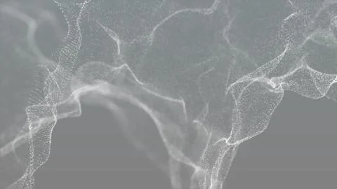 Futuristic Abstract Light Particles Background Stock Illustration