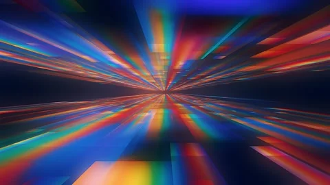Futuristic abstract light speed motion background Stock Footage 299174237