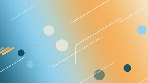 Futuristic abstract line frames with floating dots and streaks form a moder.. 스톡 일러스트