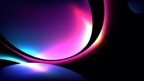 Futuristic abstract neon background with vibrant magenta cyan blue glowing .. Illustrazione stock