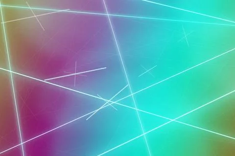 Futuristic abstract neon network lines glow in blue and purple gradients, c.. Illustrazione stock