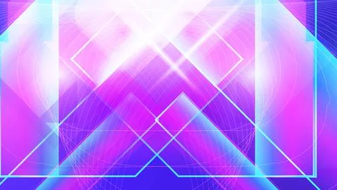 Futuristic abstract neon technology background design Illustrazione stock