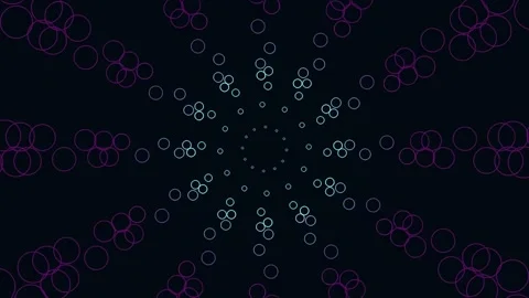 Futuristic abstract network glow: Neon digital data connections on dark bac.. Stock Footage 337164741