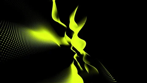 Futuristic Abstract Particle Wave background Vídeos de archivo 341782035