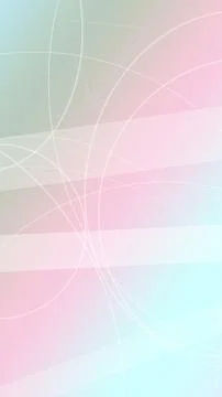 Futuristic abstract pastel background with thin curved lines and soft shape.. Stock Illustration