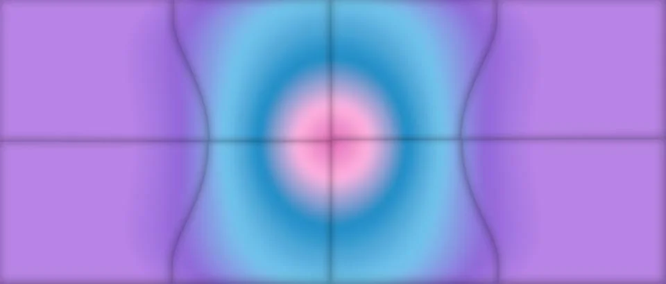 Futuristic Abstract Radial Gradient Background Stock Illustration
